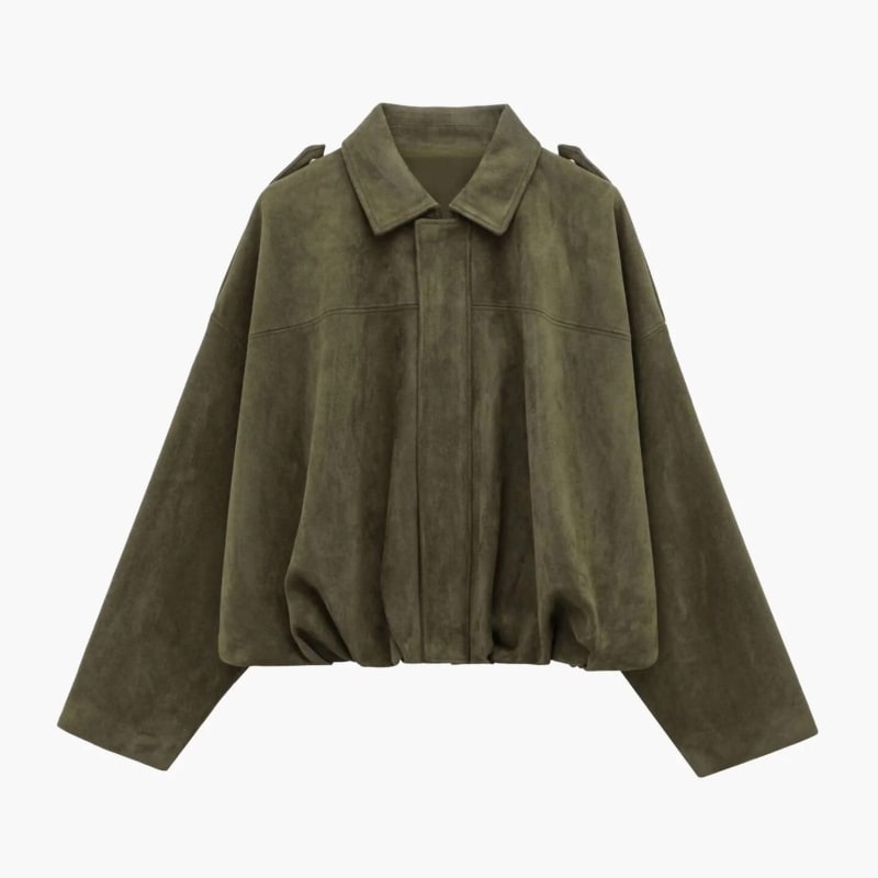 Brynn Faux Suede Oversized Bomber Jacket_1