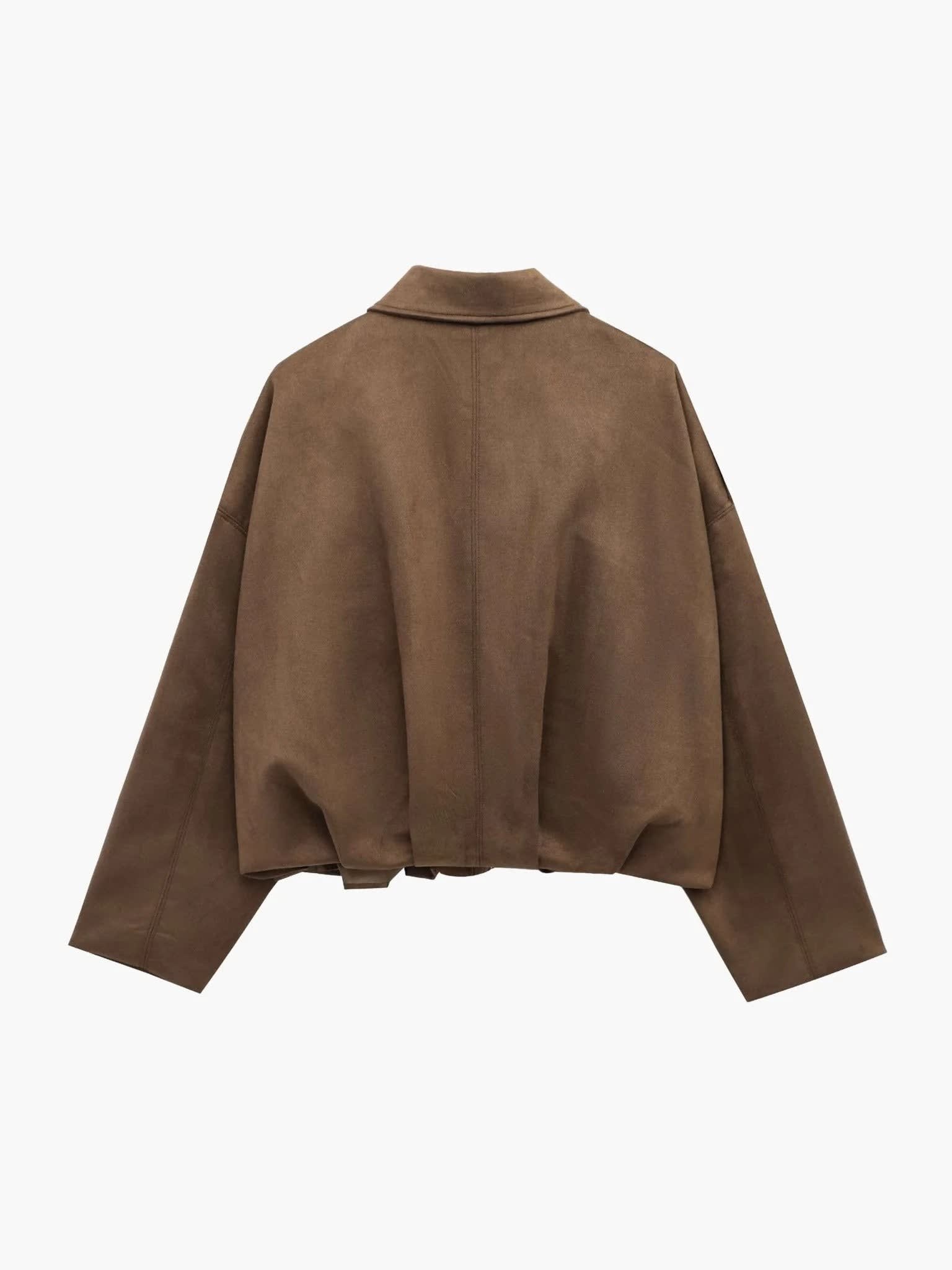 Brynn Faux Suede Oversized Bomber Jacket_12