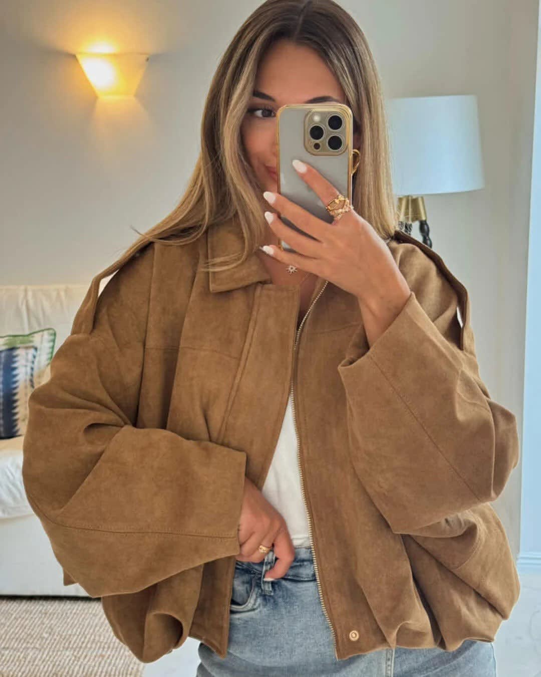 Brynn Faux Suede Oversized Bomber Jacket_13