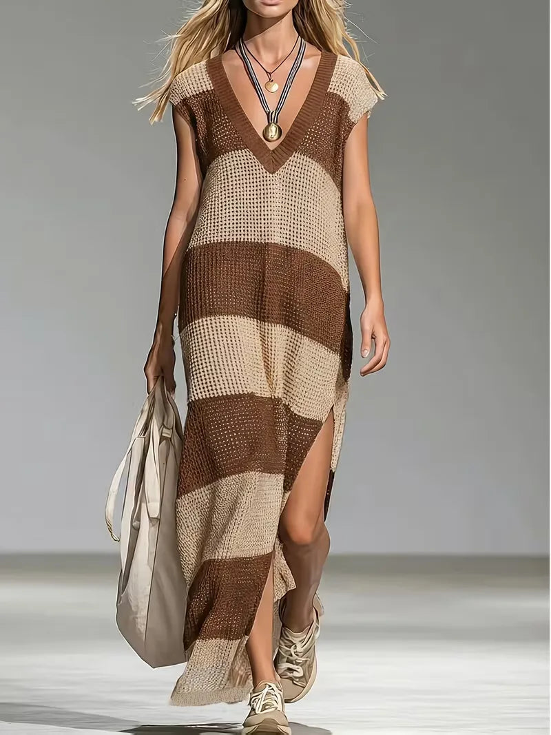 Ava Monroe Lightweight V-Neck Maxi Dress