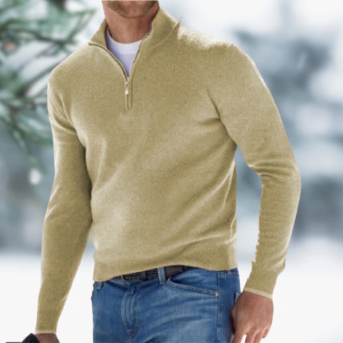 Silas Fine Knit Quarter Zip Sweater_8