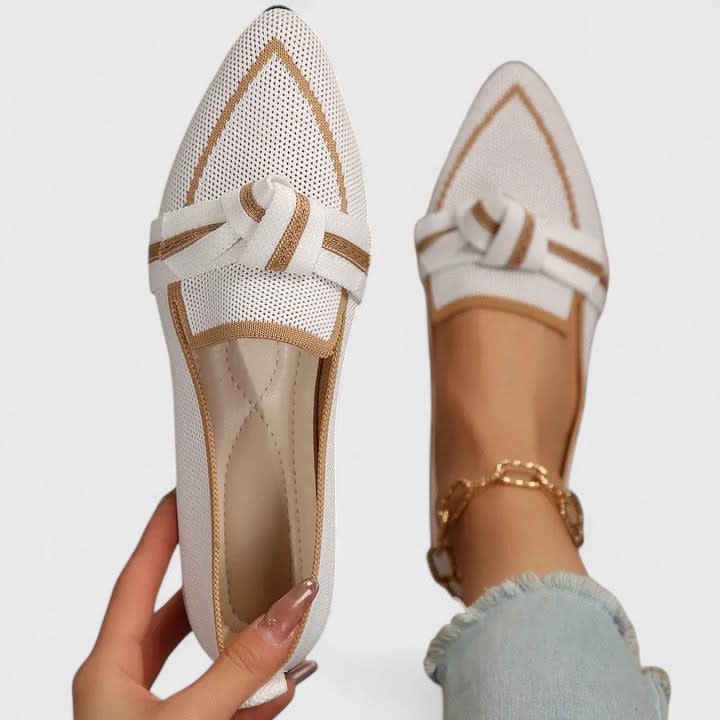 Stephanie Cushioned Pointed Toe Orthopedic Loafers_2