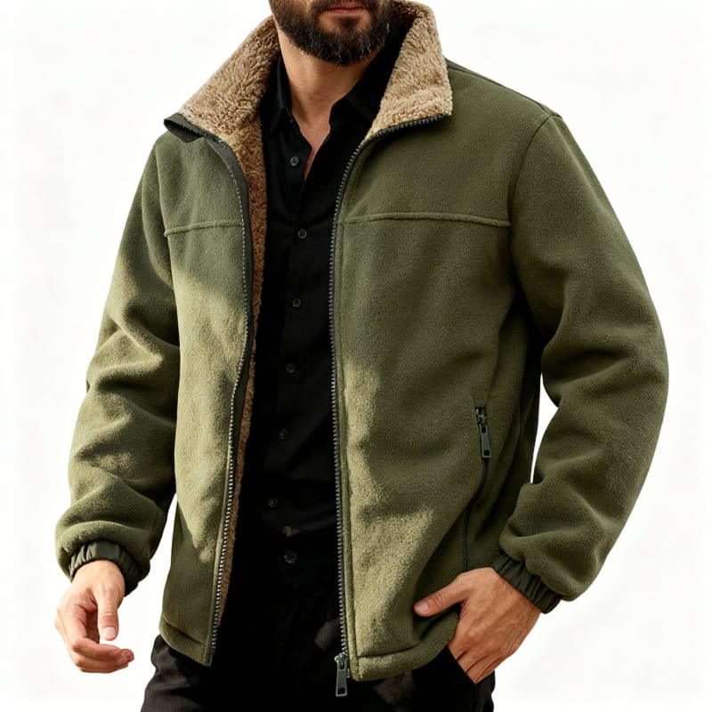 Brock Sherpa Lined Fleece Jacket_1