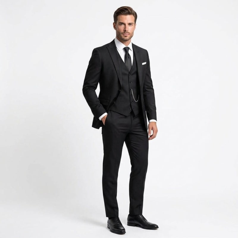 Patrick Slim Fit Three Piece Suit_1