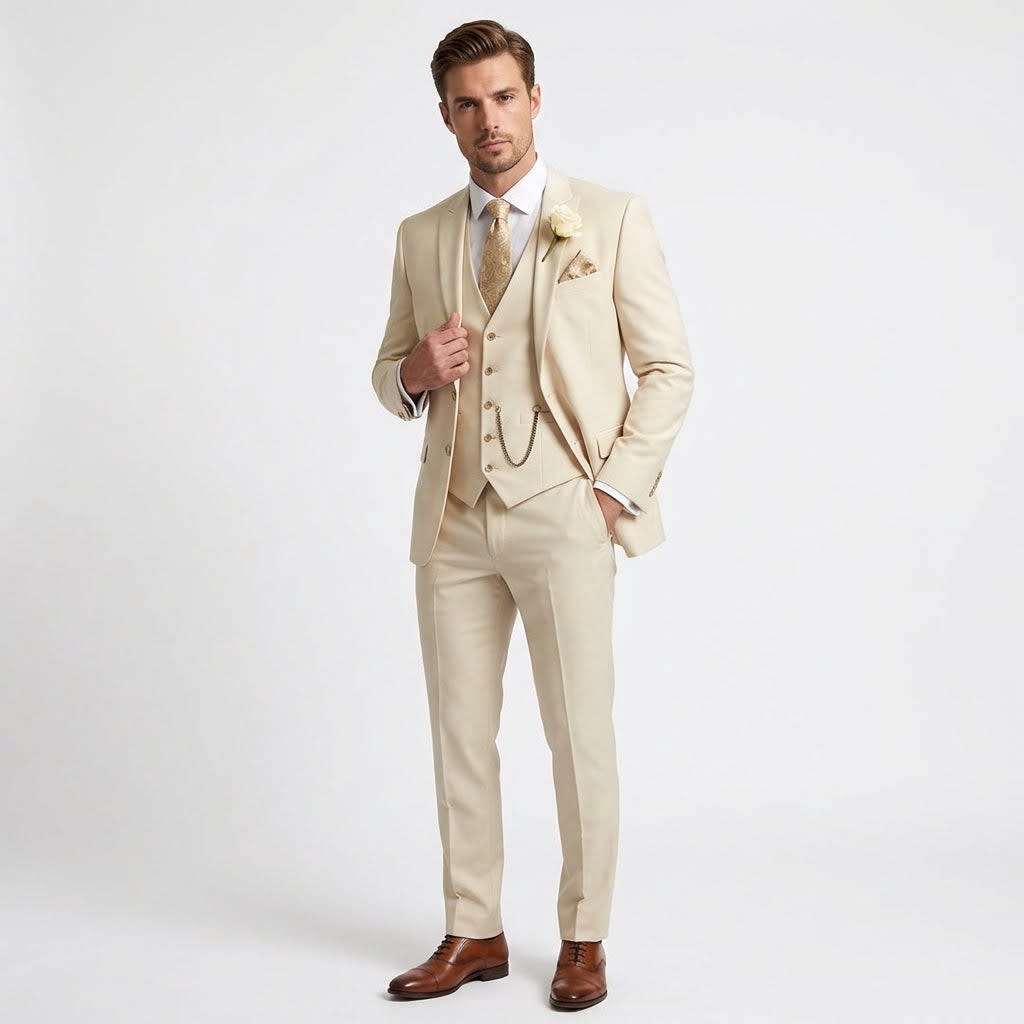 Patrick Slim Fit Three Piece Suit_6