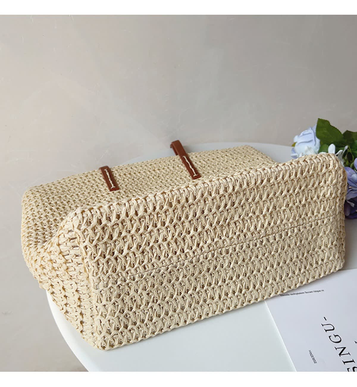 Rae Handwoven Straw Beach Tote Bag_9