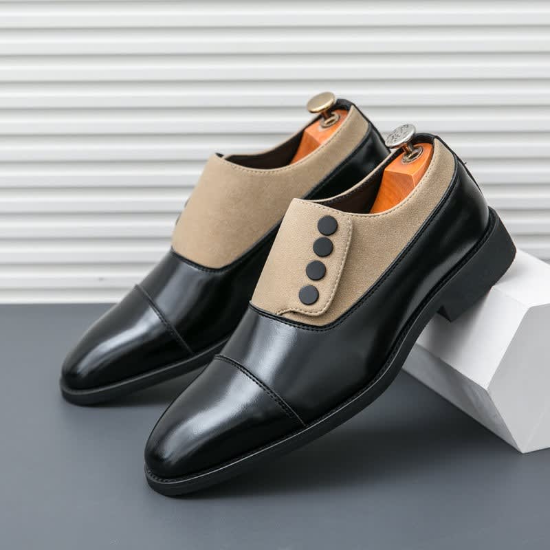 Roderick Leather Cap Toe Dress Shoes_1