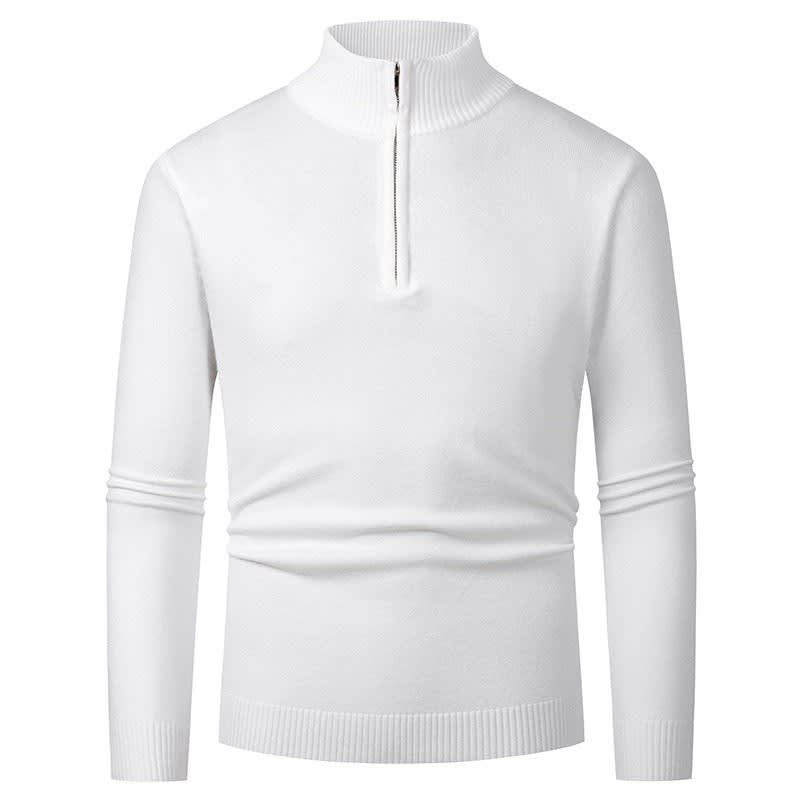 Matteo Slim Fit Half Zip Sweater_13