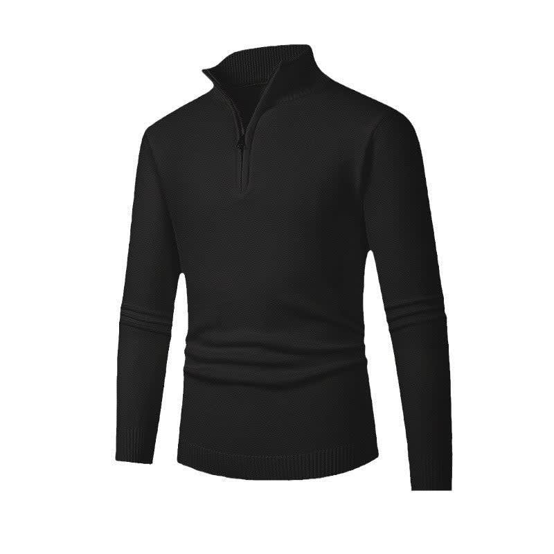 Matteo Slim Fit Half Zip Sweater_5