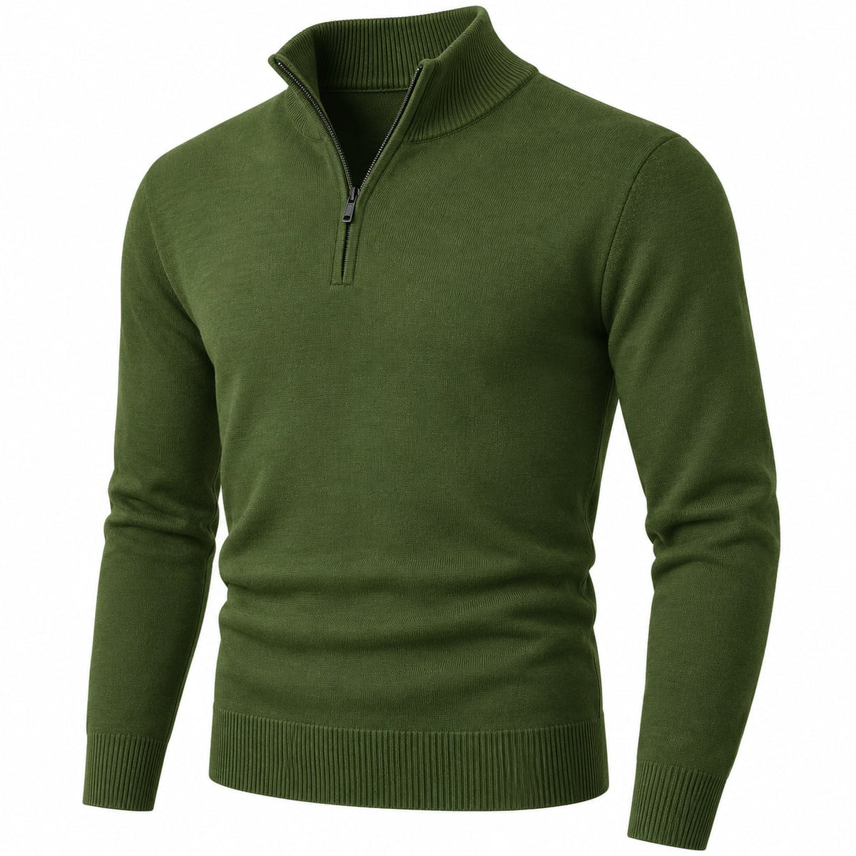 Matteo Slim Fit Half Zip Sweater_9