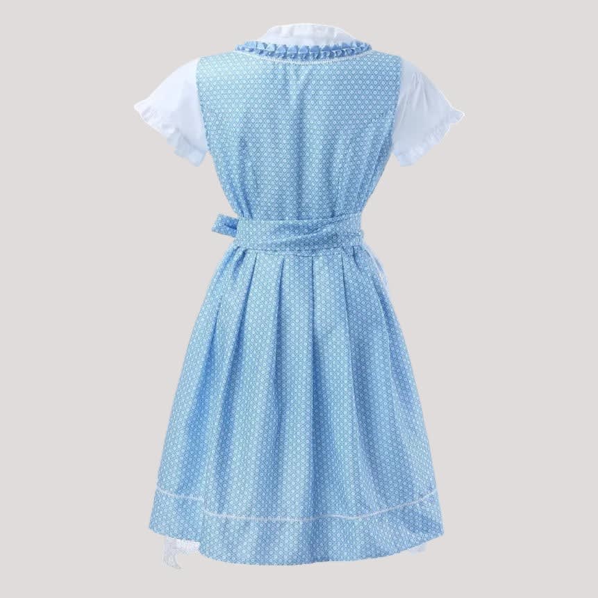 Silke Floral Lace Up Dirndl Dress_4