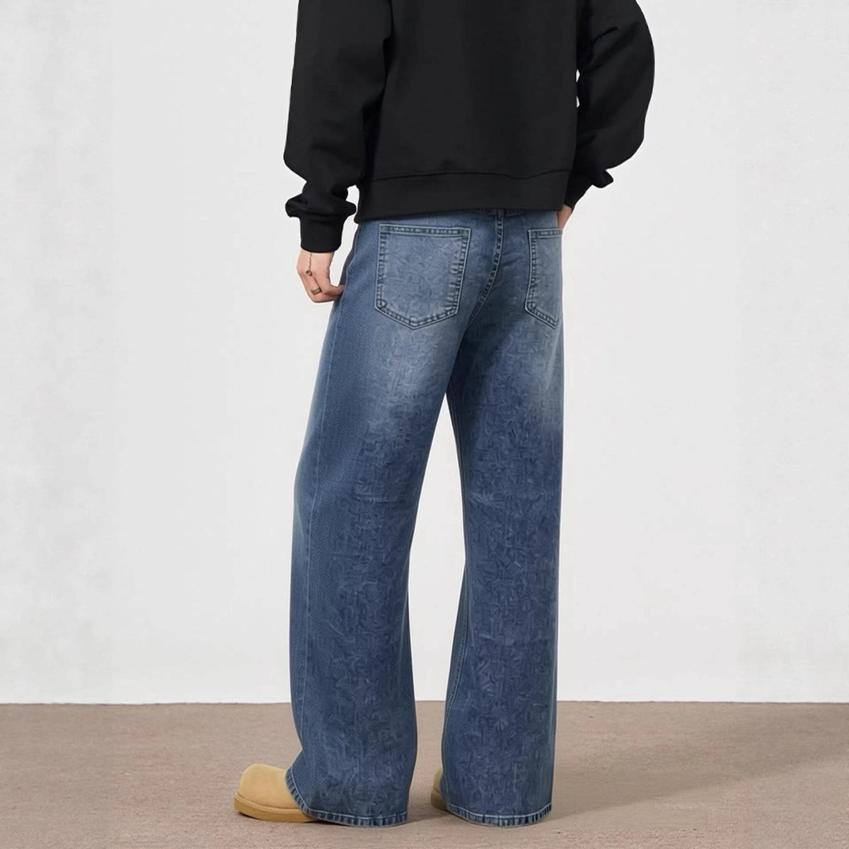 Dominic Wide Leg Bootcut Jeans_2