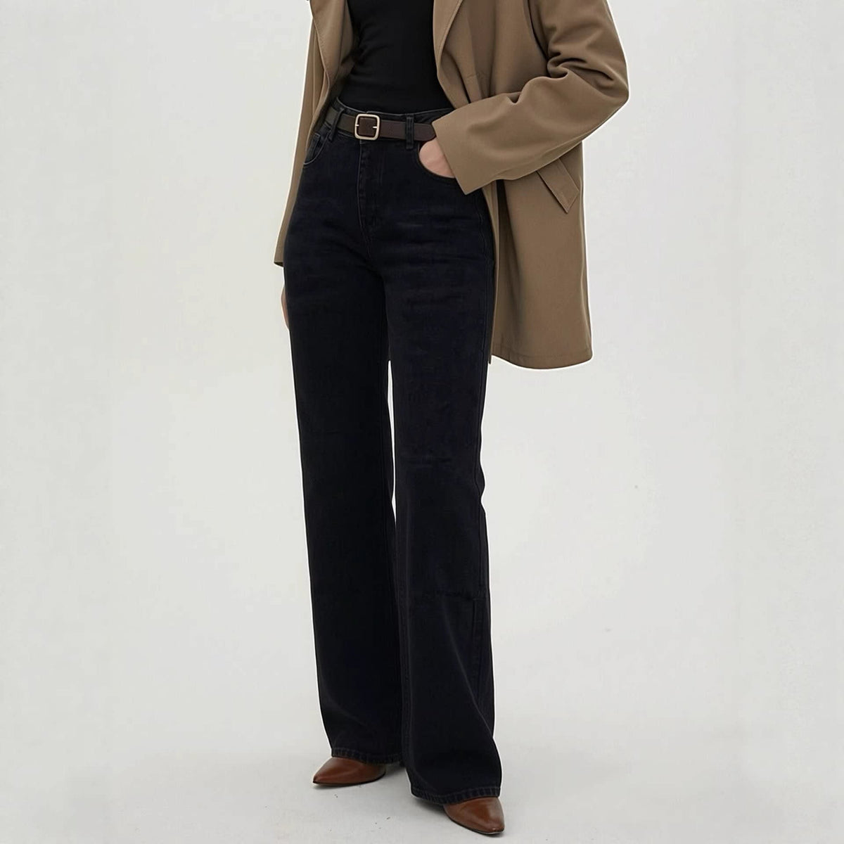 Dominic Wide Leg Bootcut Jeans_3