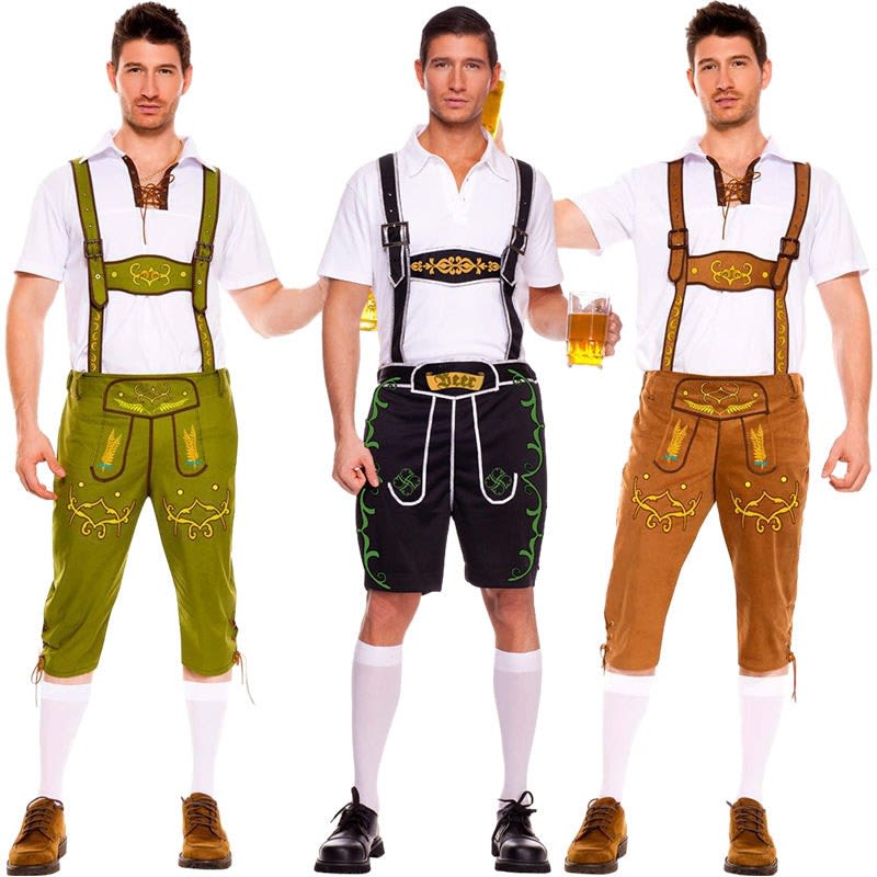 Kirk Oktoberfest Lederhosen Shorts Costume Set_1