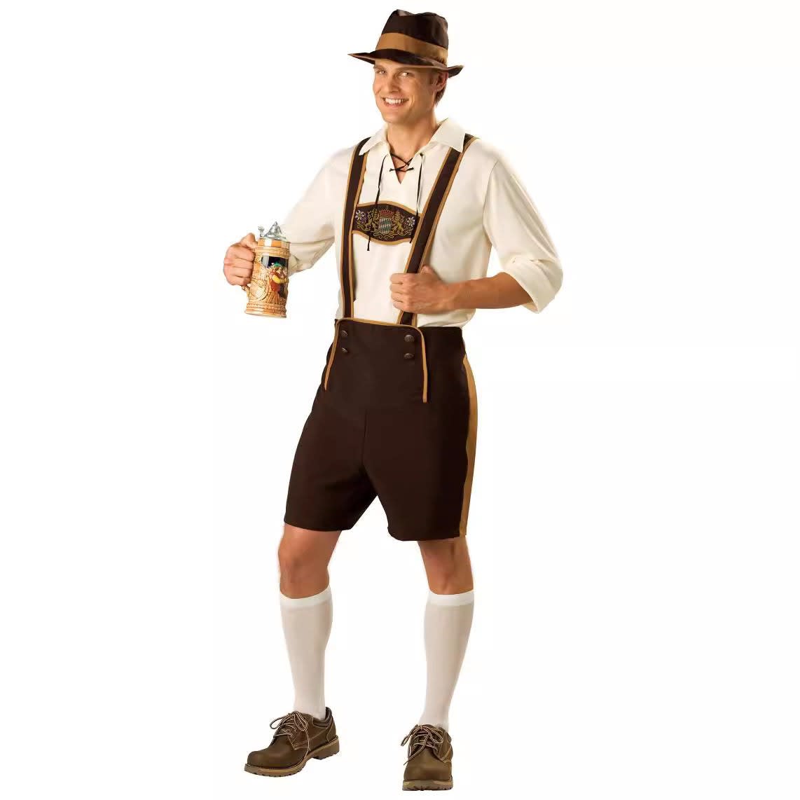 Kirk Oktoberfest Lederhosen Shorts Costume Set_3
