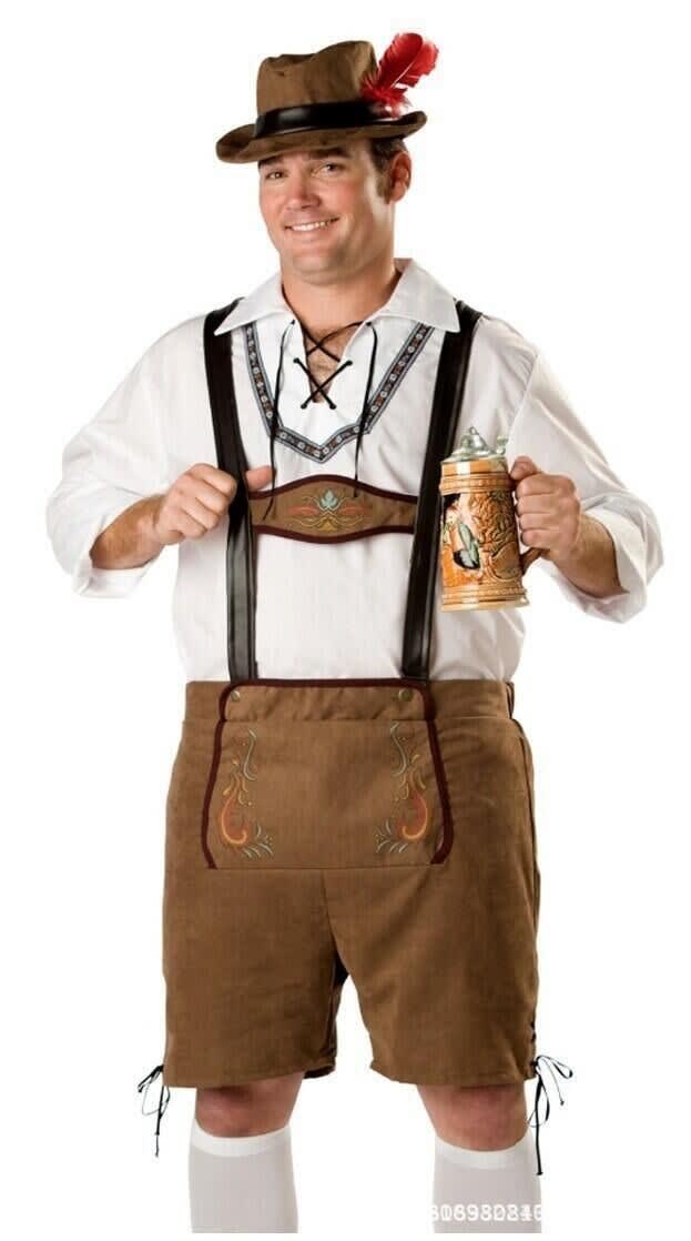 Kirk Oktoberfest Lederhosen Shorts Costume Set_8