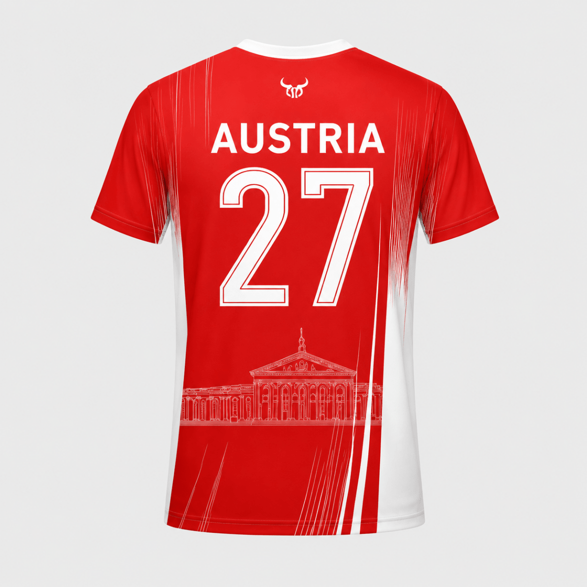 Rory Austria Bold Red Men's Football Jersey WM 2026