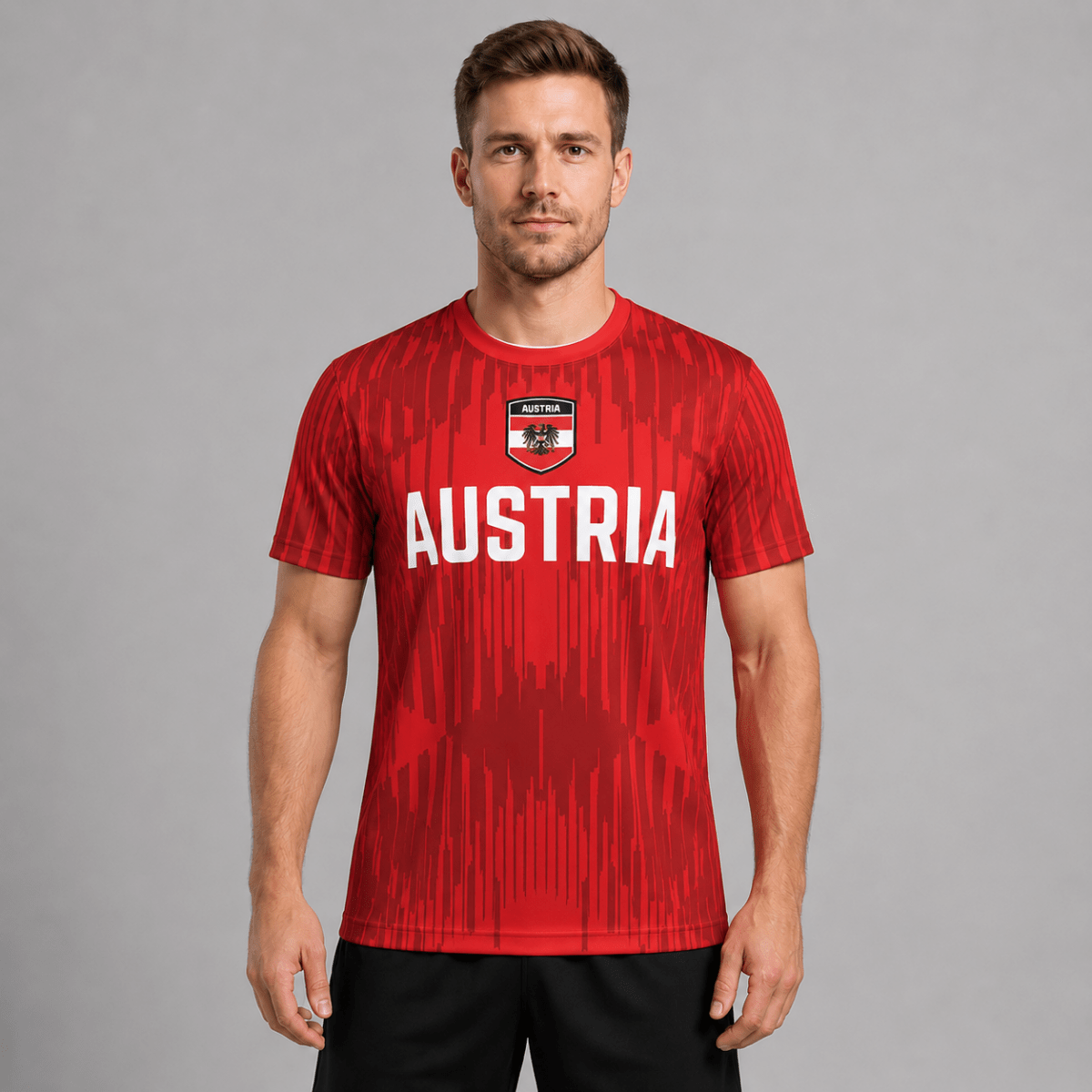 Kai Austria Three-Colour Edition Men's Football Jersey WM 2026