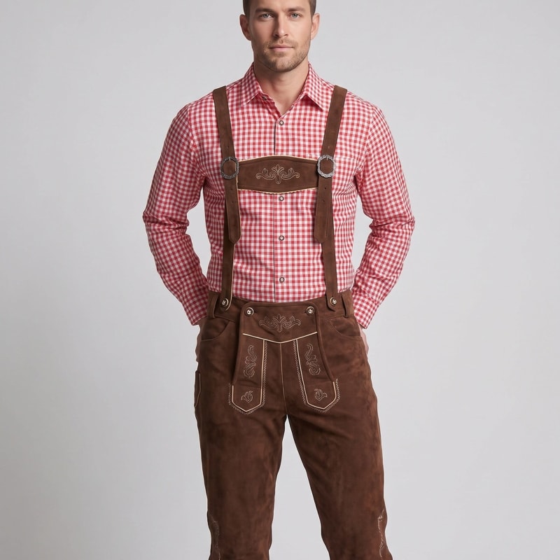 Tripp Suede Knee Length Lederhosen_1