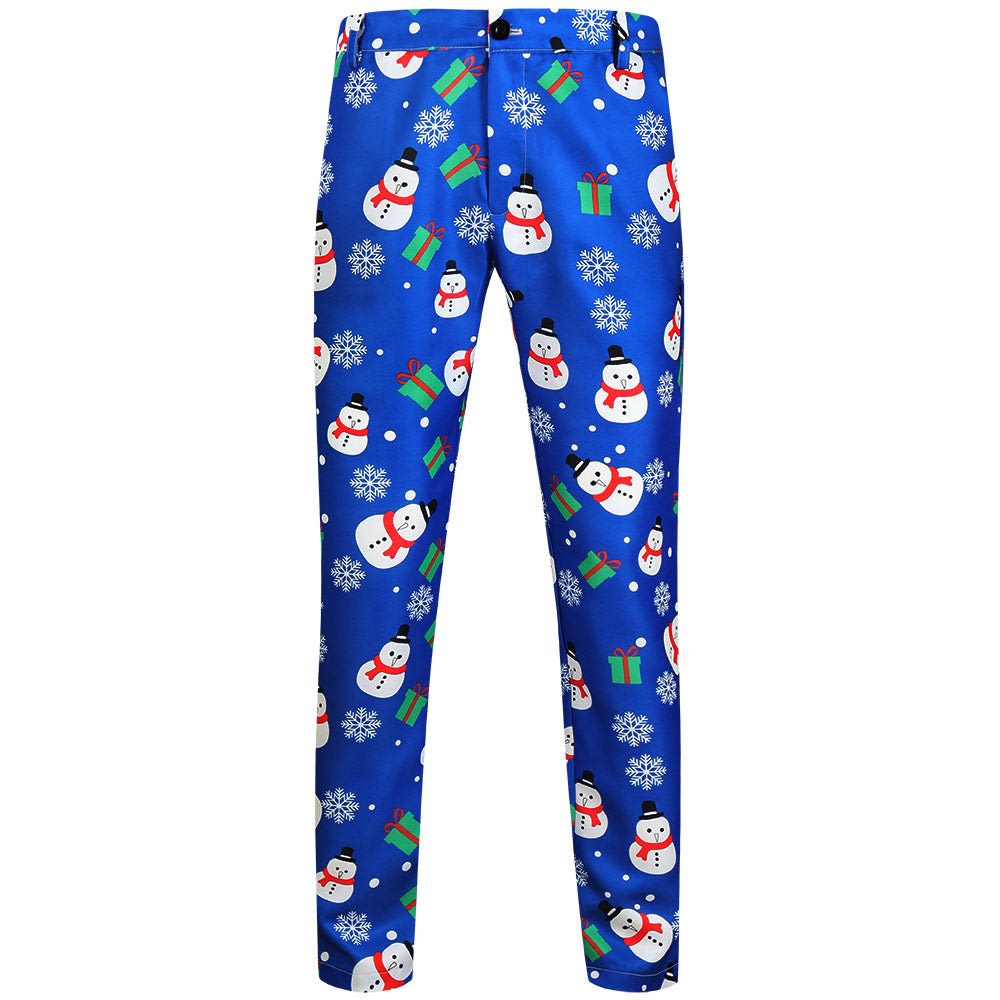 Carter Slim Fit Santa Print Christmas Chino Pants_9