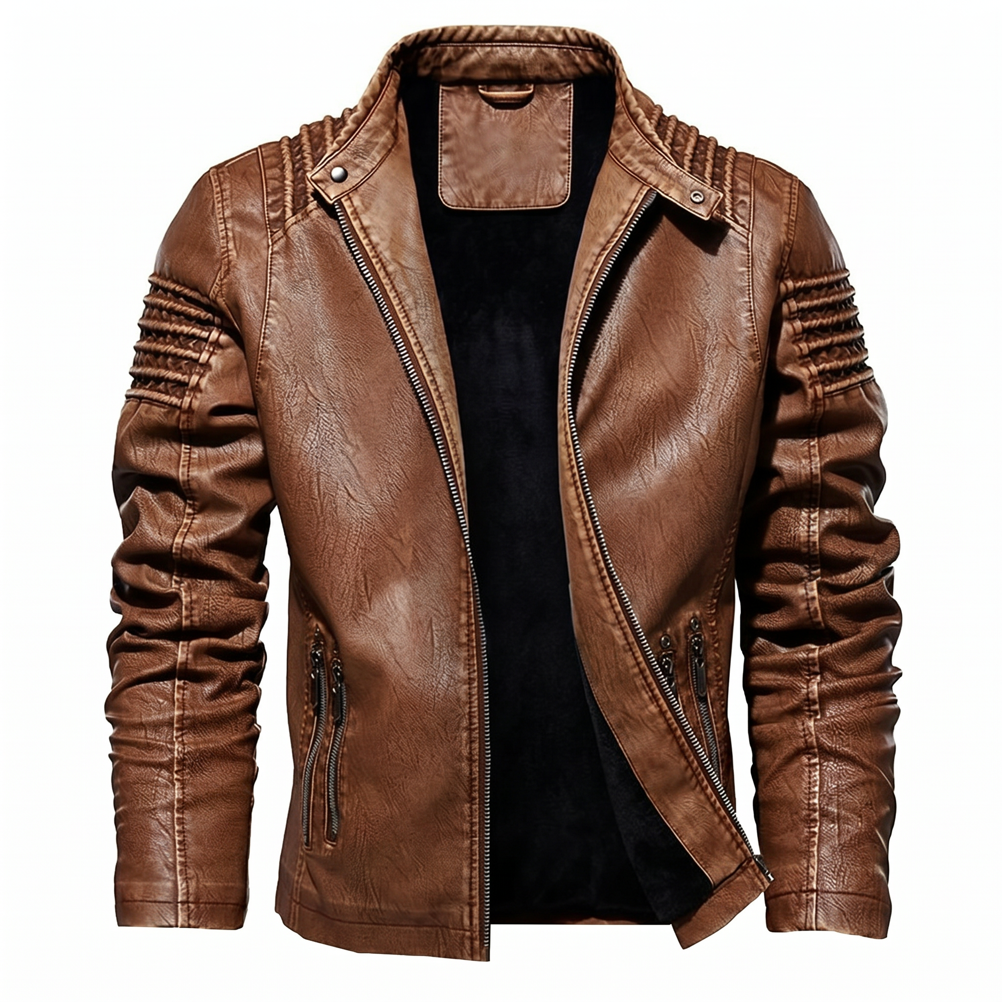 Men's Kingdom Quilted Leather Jacket