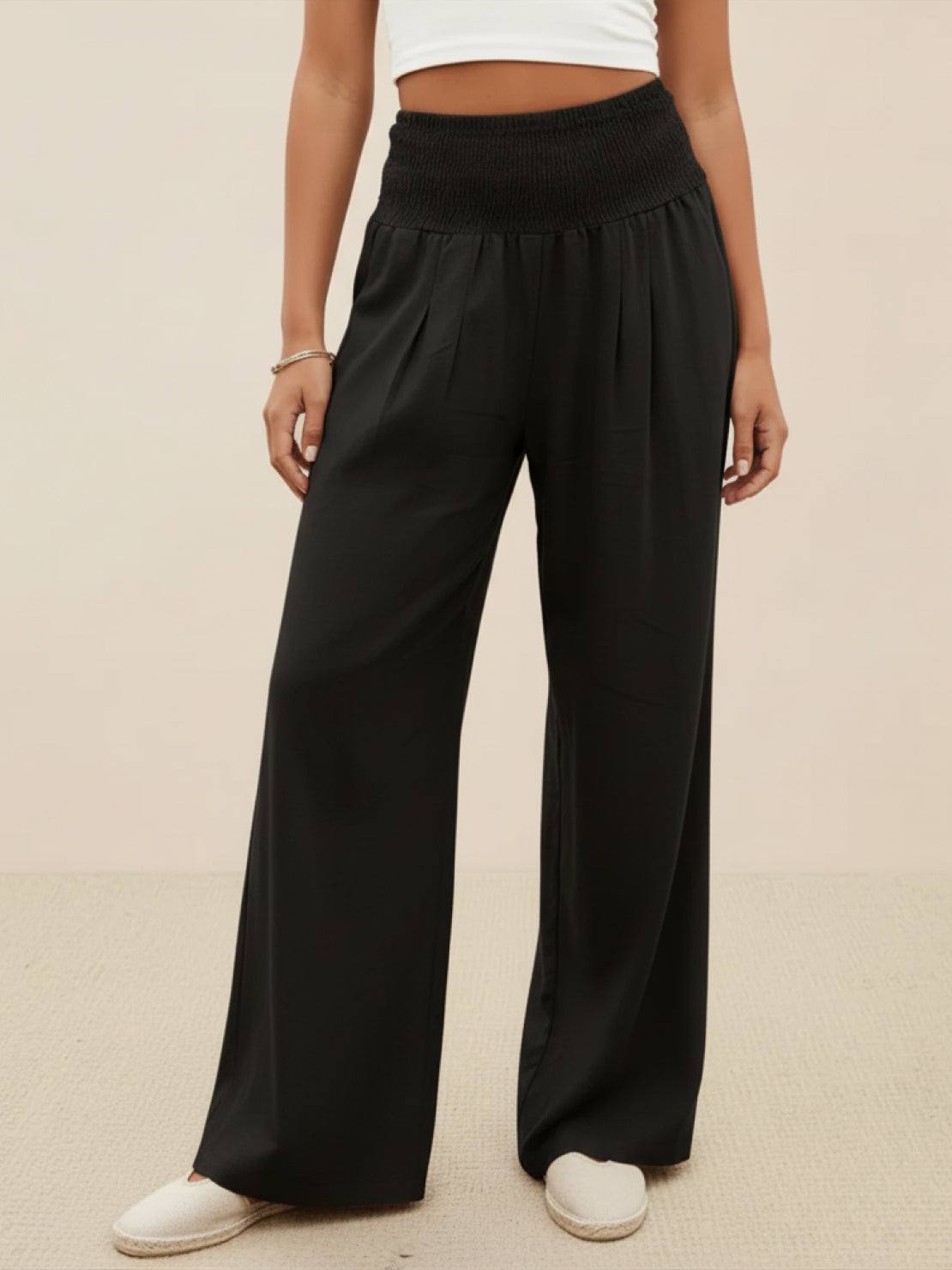 Charlotte Reed Elastic Wide Leg Pants