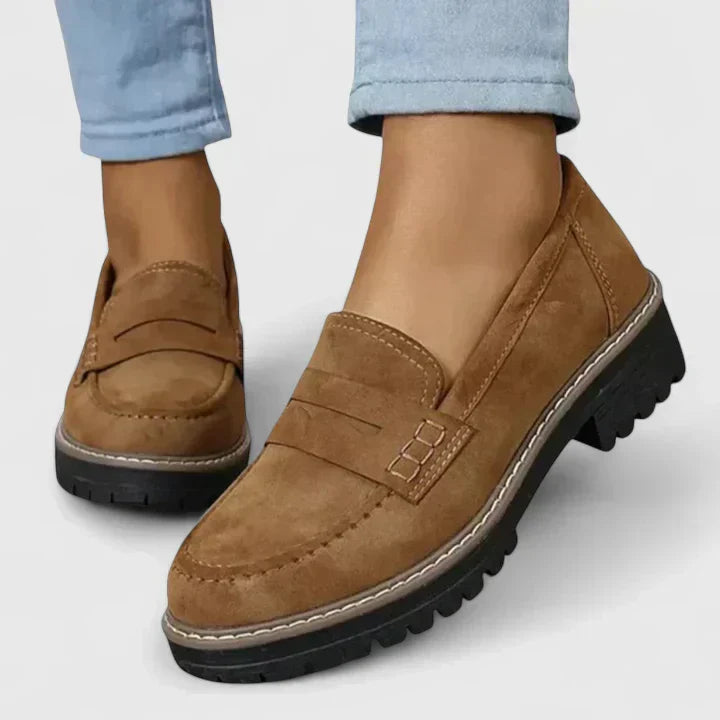 Audrey Stone Orthopedic Comfort Loafers