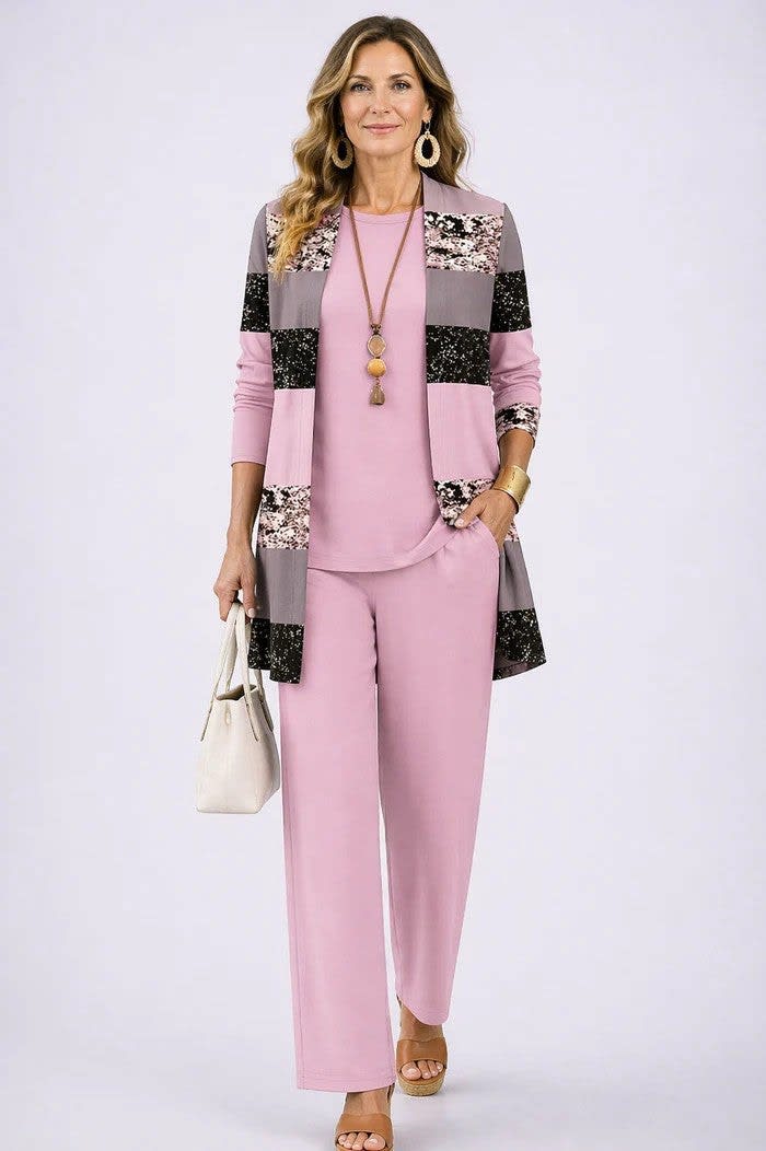 Emilia Printed Three Piece Pant Suit_6