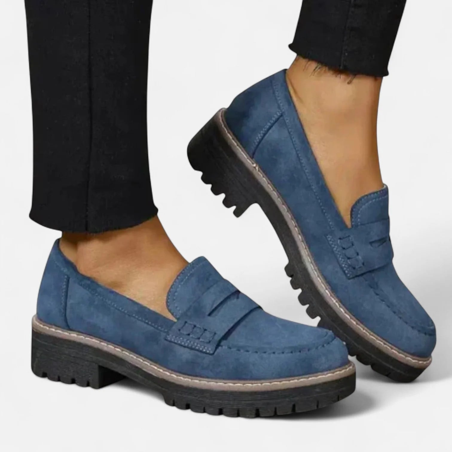 Jutta Chunky Sole Penny Loafers_4