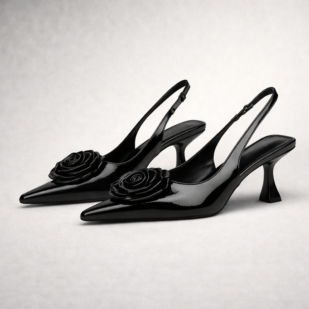 Juliette Pointed Kitten Heel