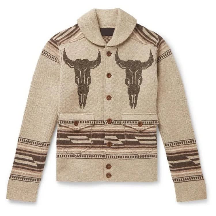 Cooper Western Shawl Collar Cardigan_2