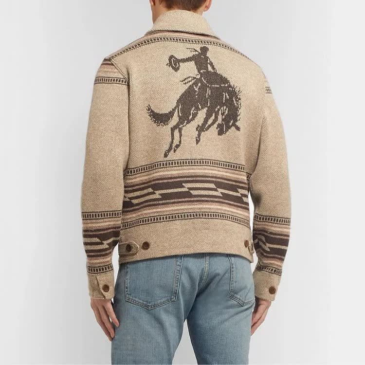 Cooper Western Shawl Collar Cardigan_4