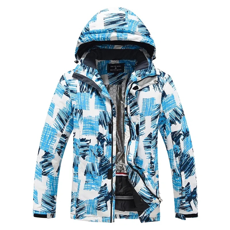 Jamie Printed Ski Jacket and Snow Pants Set_4
