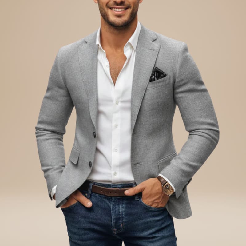 Rafi Slim Fit Two Button Blazer_3