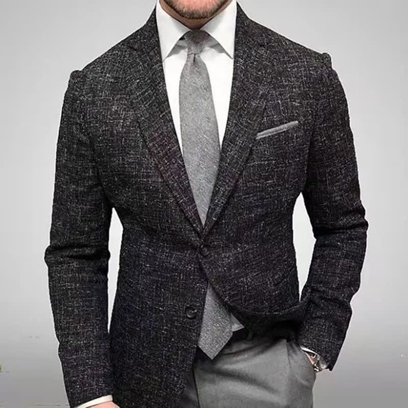 Dilan Regular Fit Plaid Blazer_2