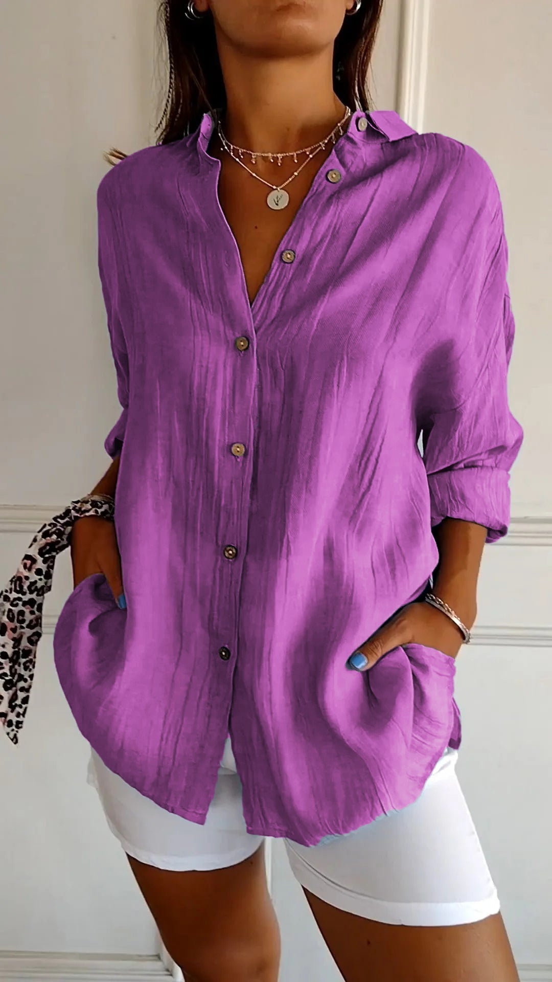 Celeste Linen Summer Shirt