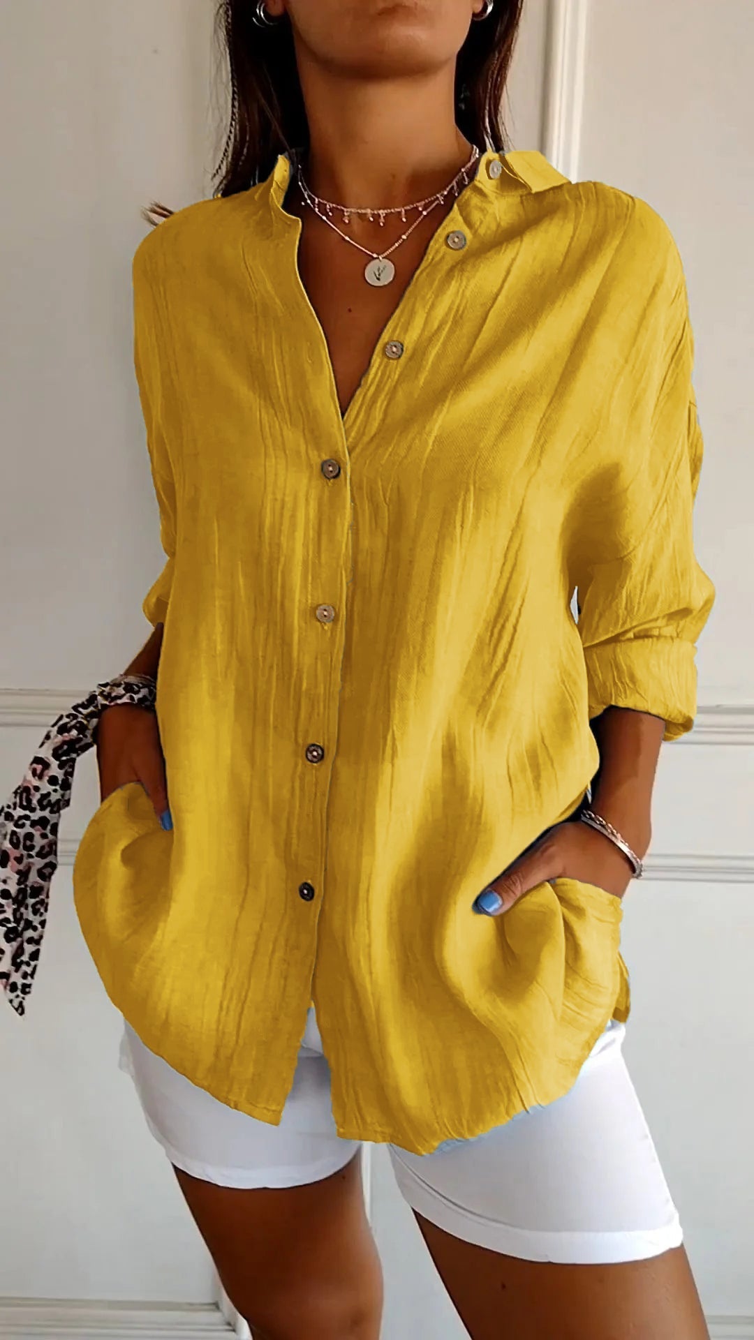 Celeste Linen Summer Shirt