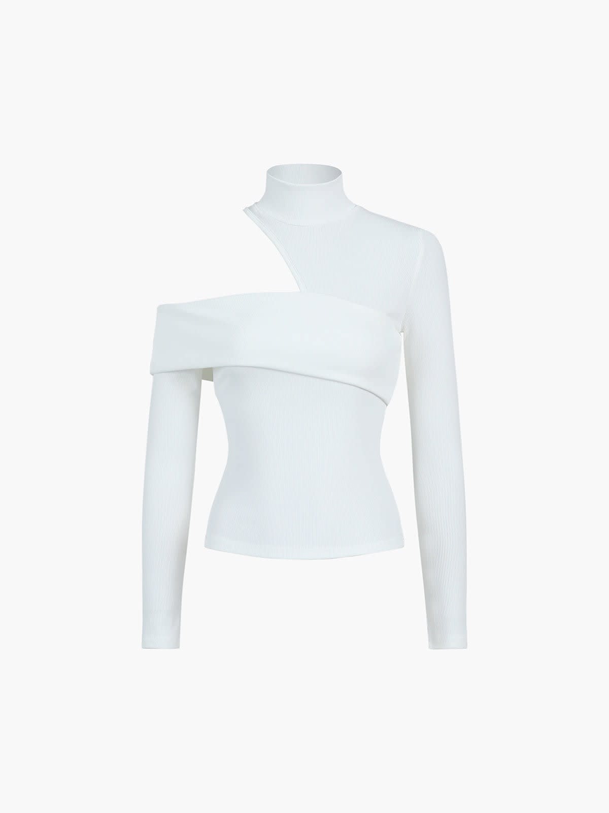 Sunniva Cutout High Neck Knit Top_3