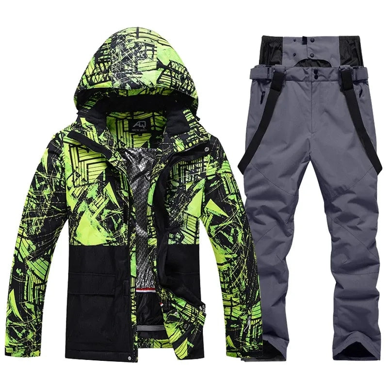Kent Waterproof Insulated Ski Suit Jacket and Pants_2