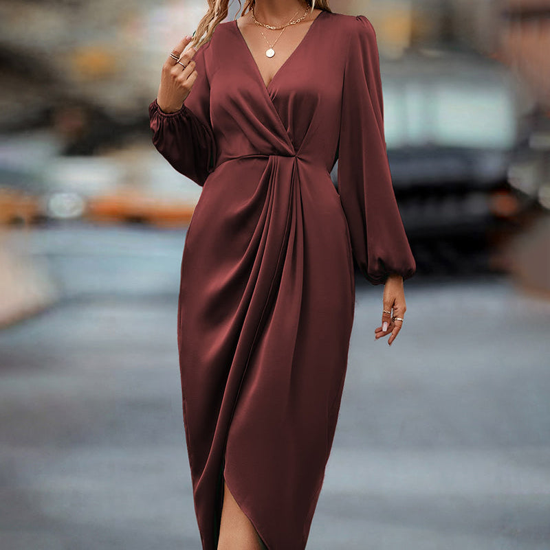 Isabella Moore Wrap Midi Dress