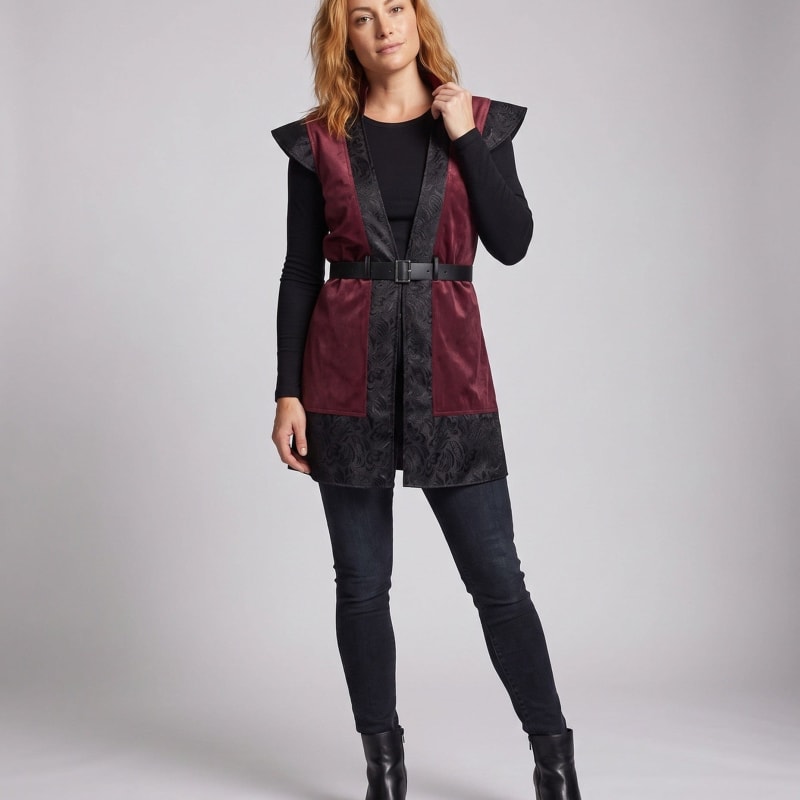 Alba Gothic Belted Costume Vest_1