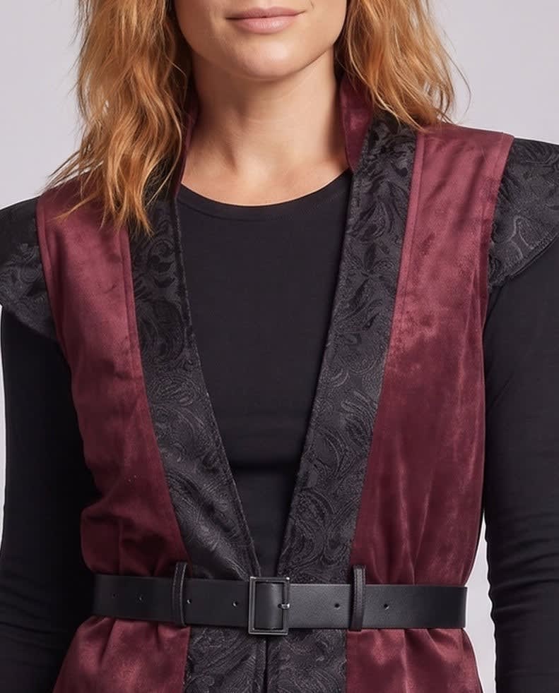 Alba Gothic Belted Costume Vest_3