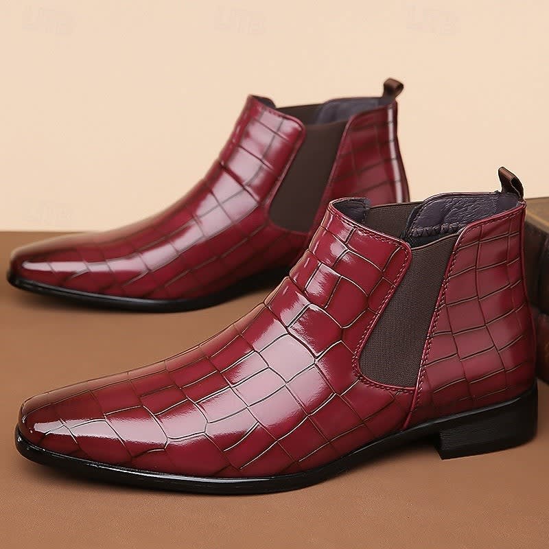 Elliott Croc Texture Chelsea Boots_10