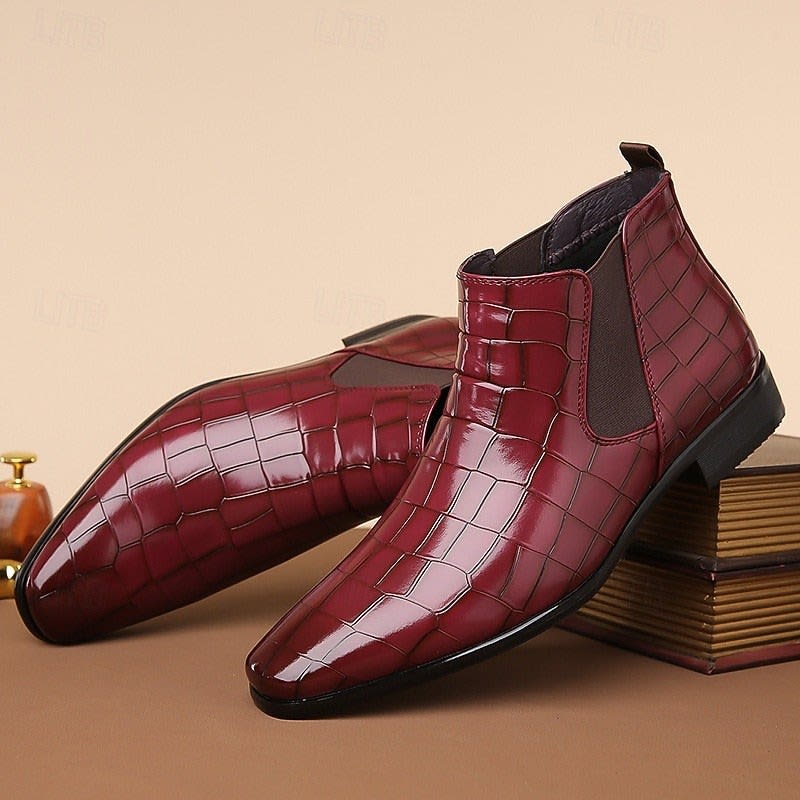 Elliott Croc Texture Chelsea Boots_11