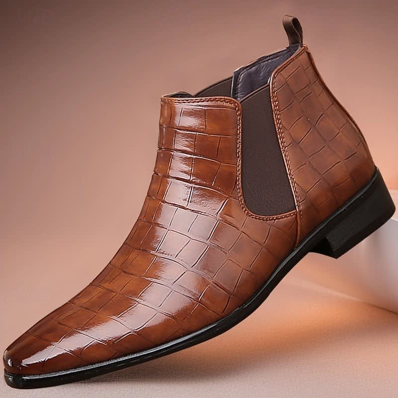 Elliott Croc Texture Chelsea Boots_5