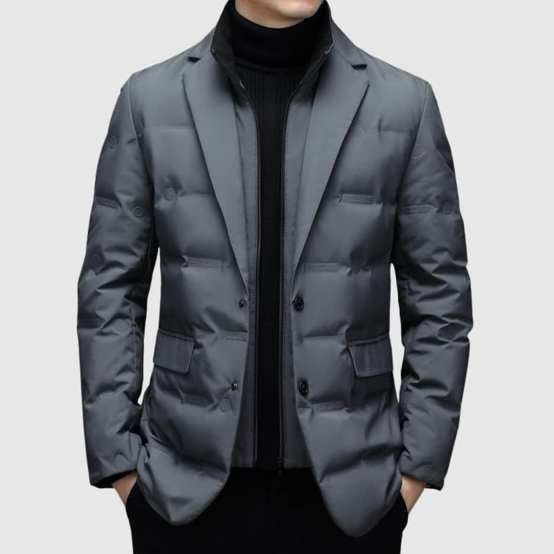 Hamilton Quilted Down Blazer Jacket_2
