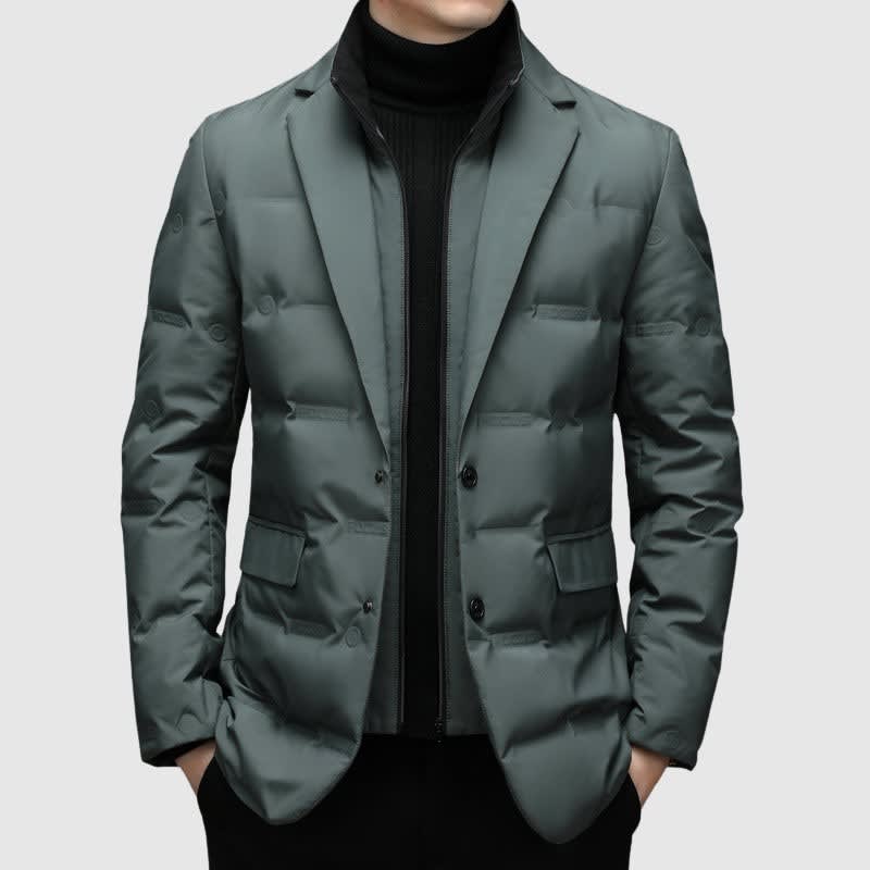 Hamilton Quilted Down Blazer Jacket_3