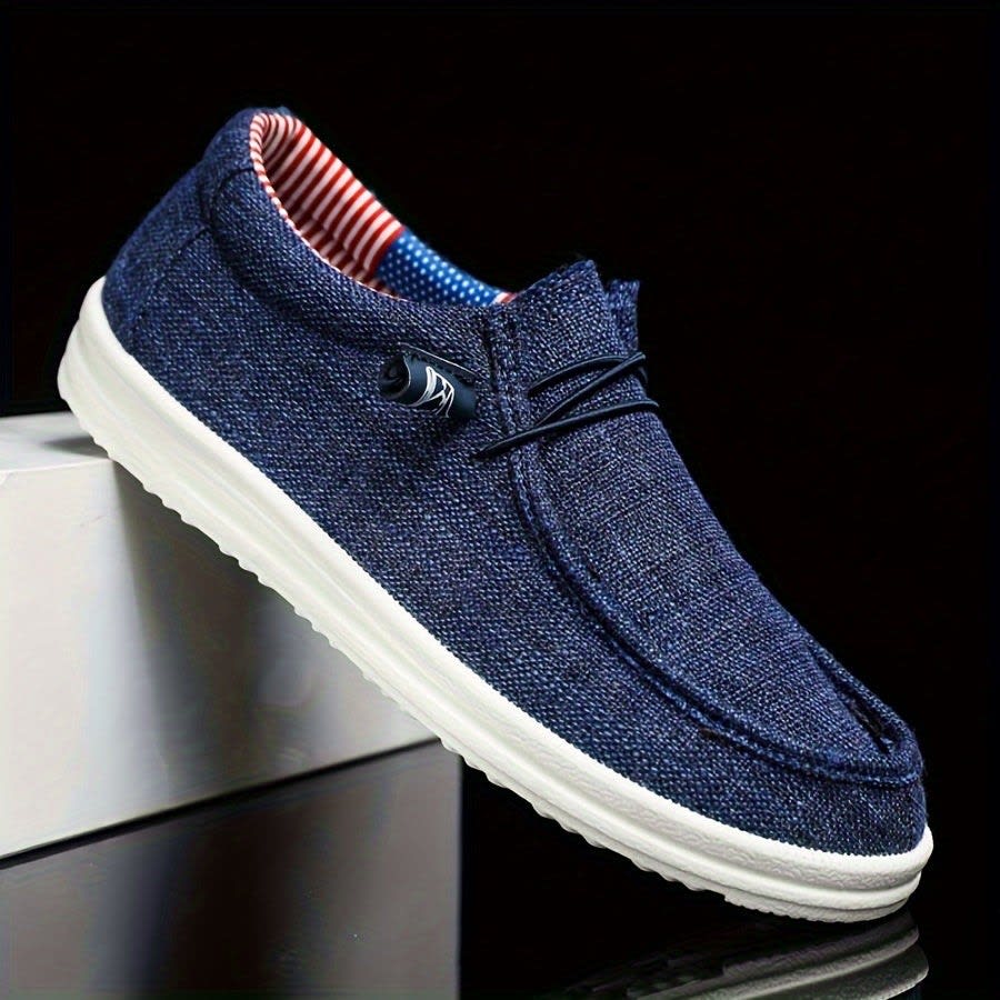 Alex Canvas Slip On Loafers_5