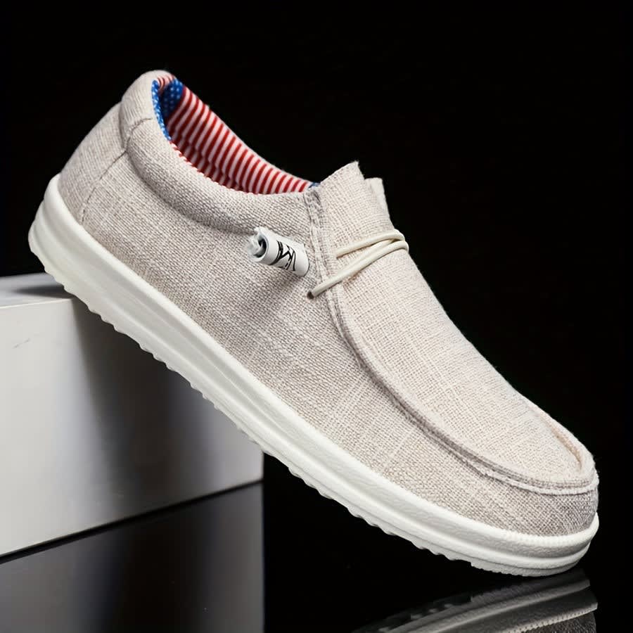 Alex Canvas Slip On Loafers_6