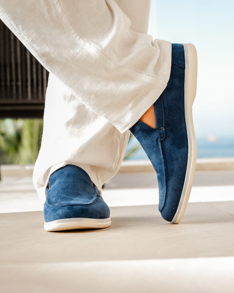 Ramon Slip On Suede Loafers_14